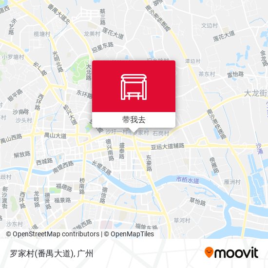 罗家村(番禺大道)地图
