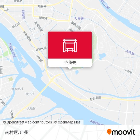 南村尾地图