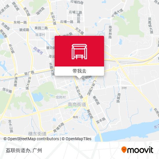 荔联街道办地图
