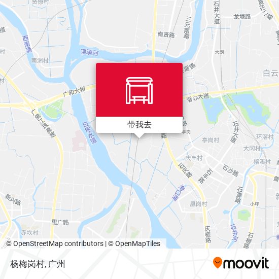 杨梅岗村地图