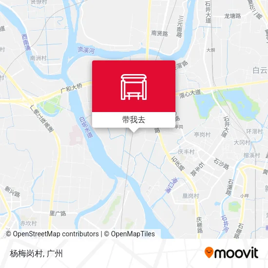 杨梅岗村地图