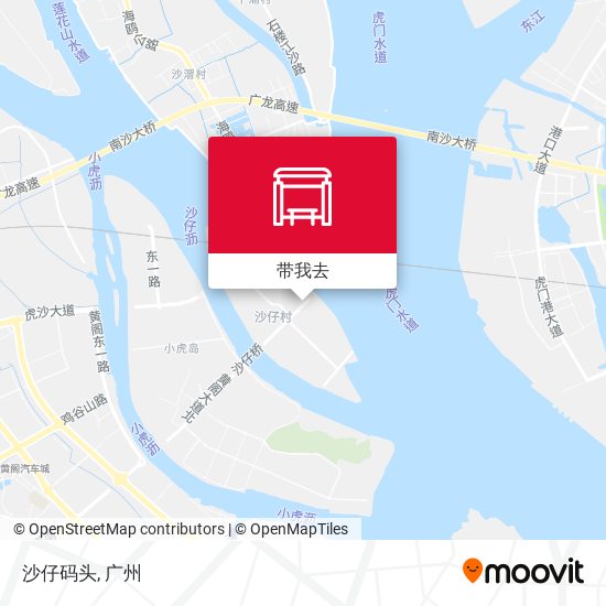 沙仔码头地图