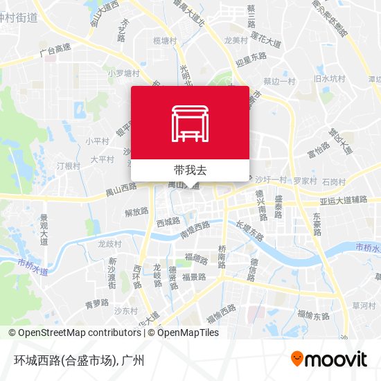 环城西路(合盛市场)地图