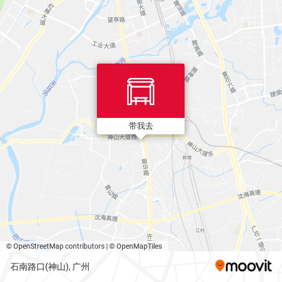 石南路口(神山)地图