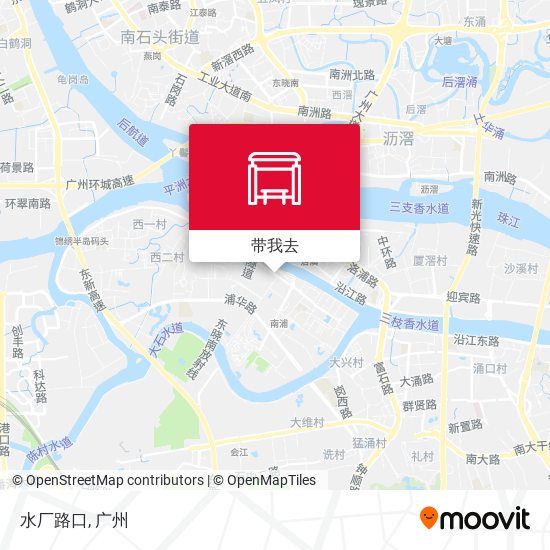 水厂路口地图