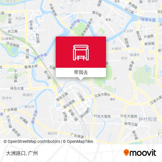 大洲路口地图