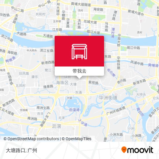 大塘路口地图
