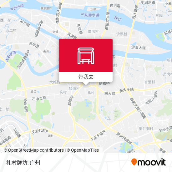 礼村牌坊地图