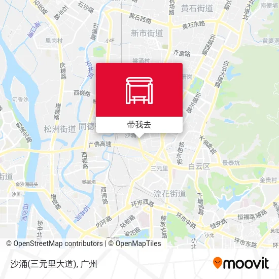 沙涌(三元里大道)地图
