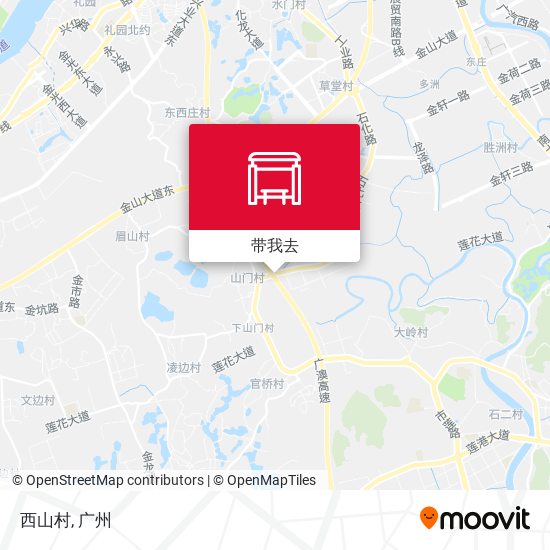 西山村地图