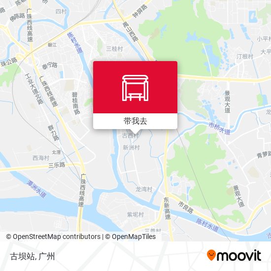 古坝站地图