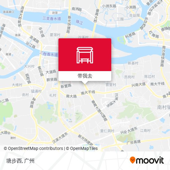 塘步西地图