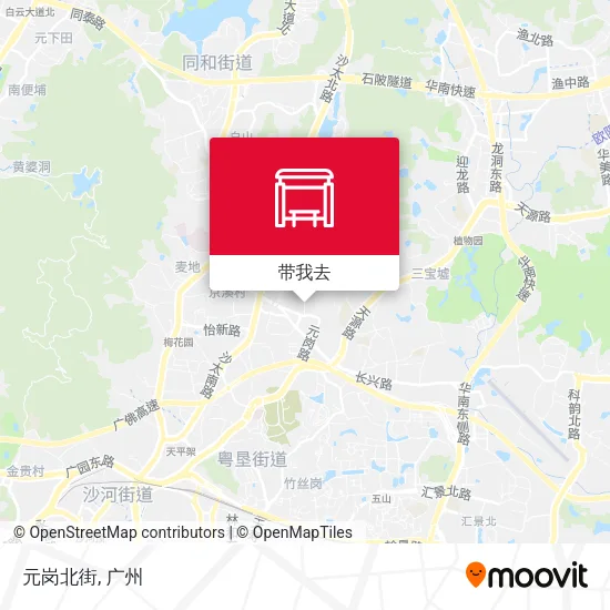 元岗北街地图