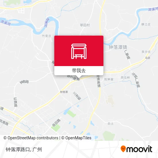 钟落潭路口地图