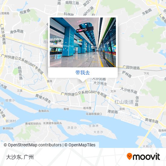 大沙东地图