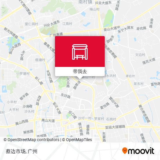 蔡边市场地图