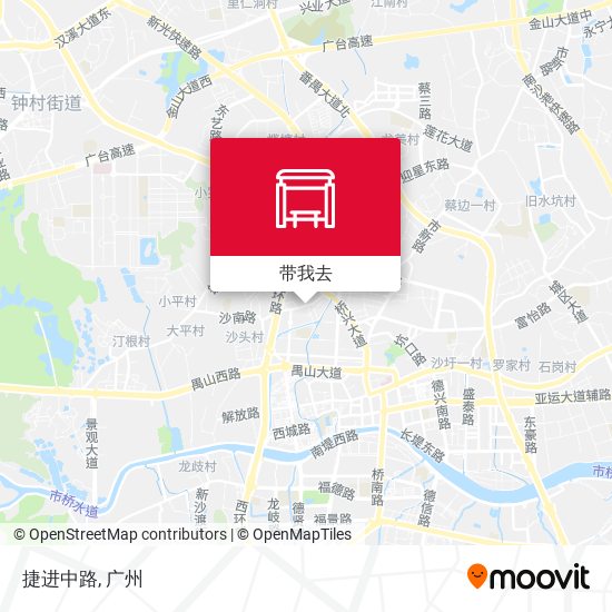 捷进中路地图