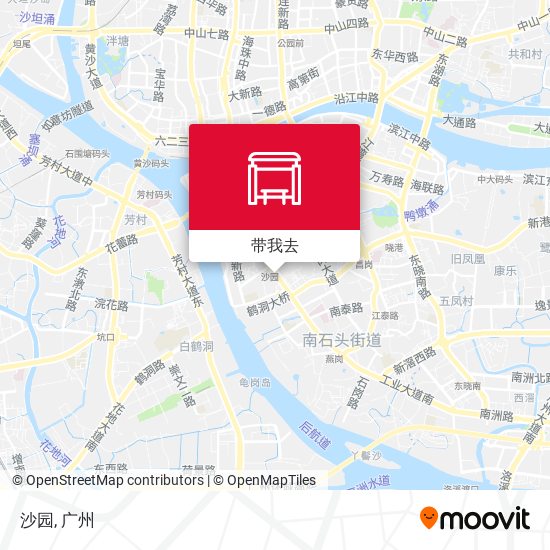 沙园地图