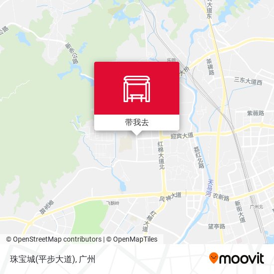 珠宝城(平步大道)地图