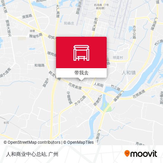 人和商业中心总站地图
