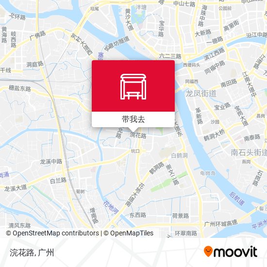 浣花路地图
