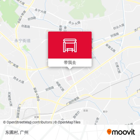 东圃村地图
