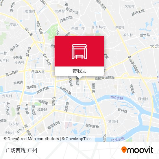 广场西路地图