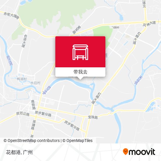 花都港地图