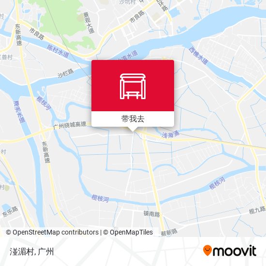 湴湄村地图