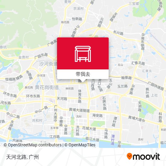 天河北路地图