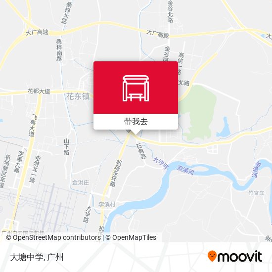大塘中学地图