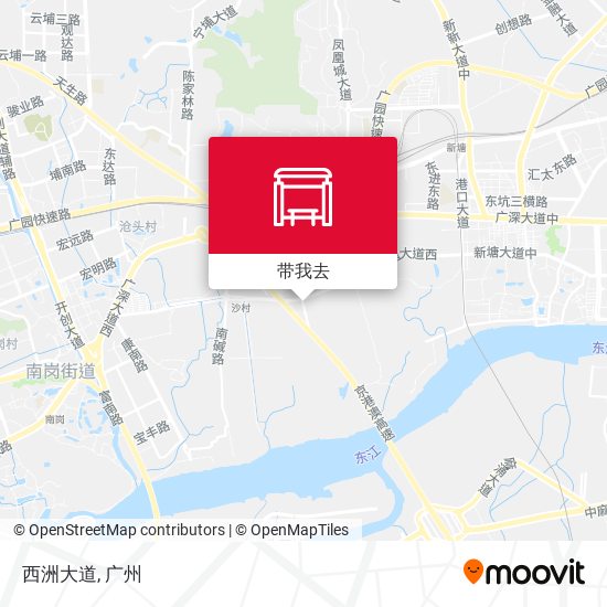 西洲大道地图