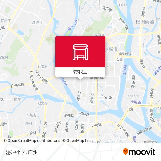 泌冲小学地图