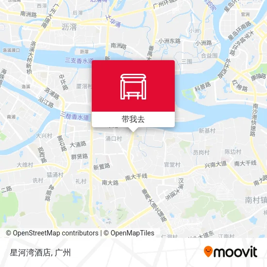 星河湾酒店地图