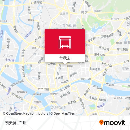 朝天路地图