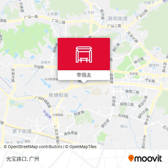 光宝路口地图