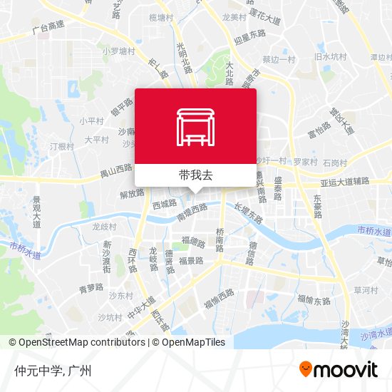 仲元中学地图