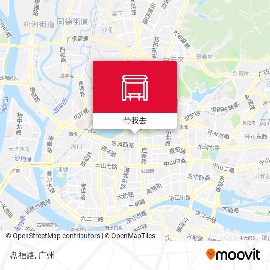 盘福路地图