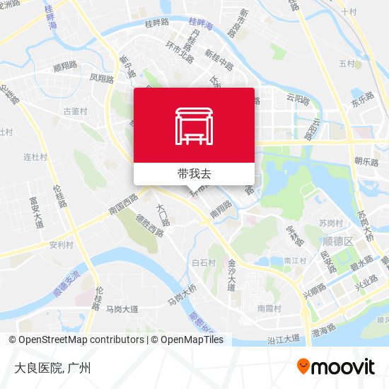 大良医院地图