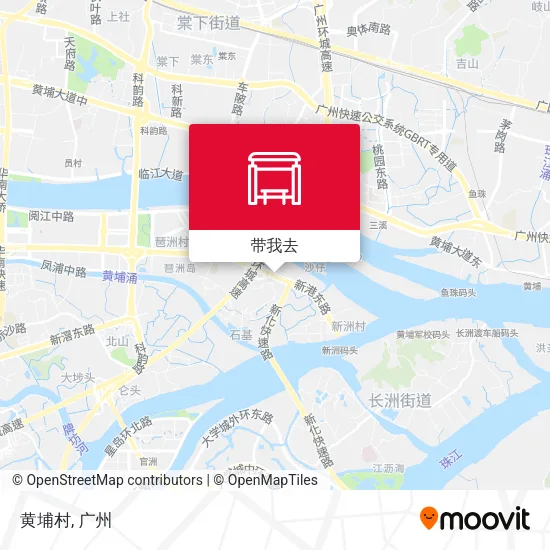 黄埔村地图