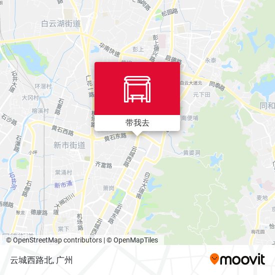 云城西路北地图