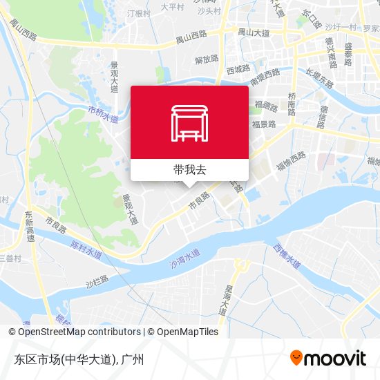东区市场(中华大道)地图