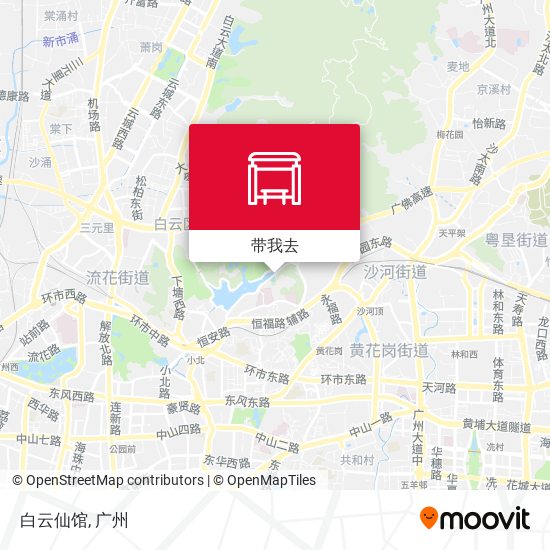白云仙馆地图