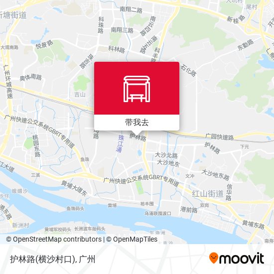 护林路(横沙村口)地图