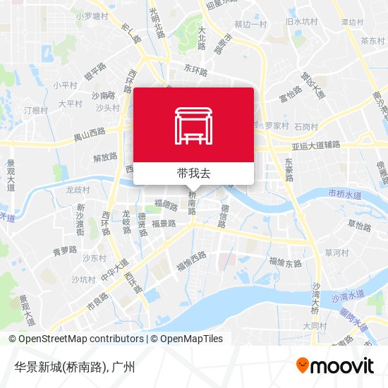 华景新城(桥南路)地图