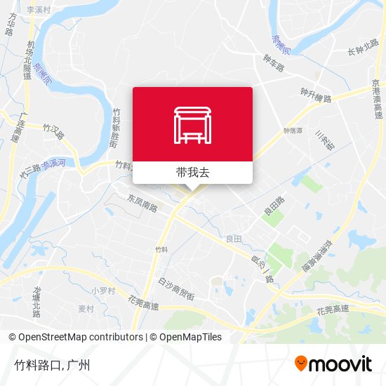 竹料路口地图