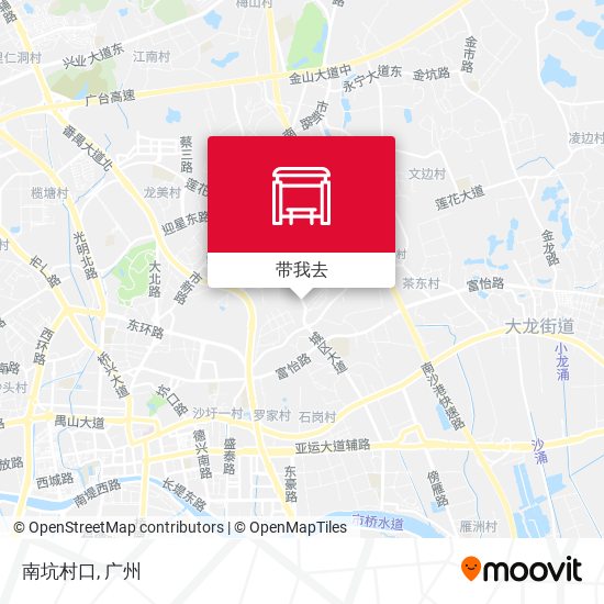 南坑村口地图