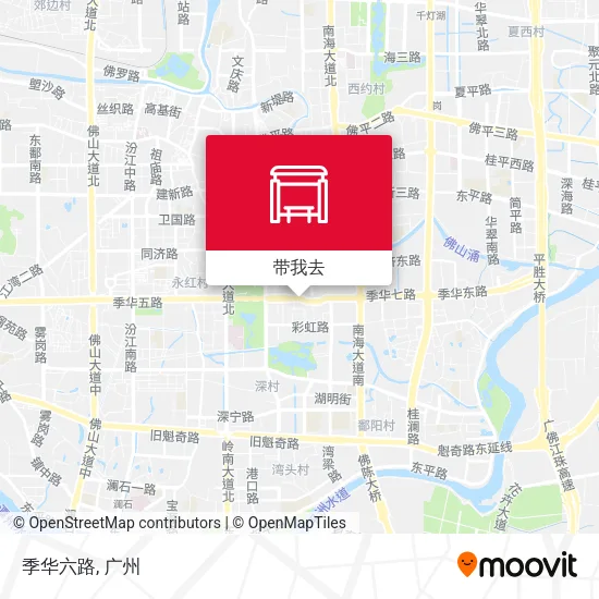 季华六路地图