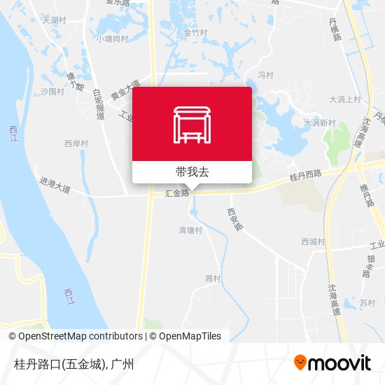 桂丹路口(五金城)地图