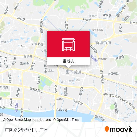 广园路(科韵路口)地图